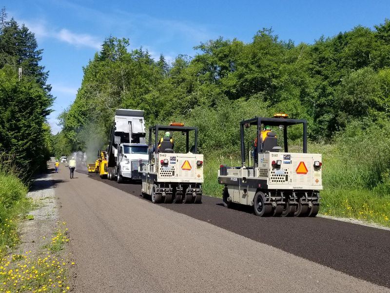 Asphalt paving and sealcoating job near Atkins, IA