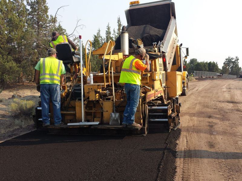 Asphalt paving and sealcoating job near Lisbon, IA